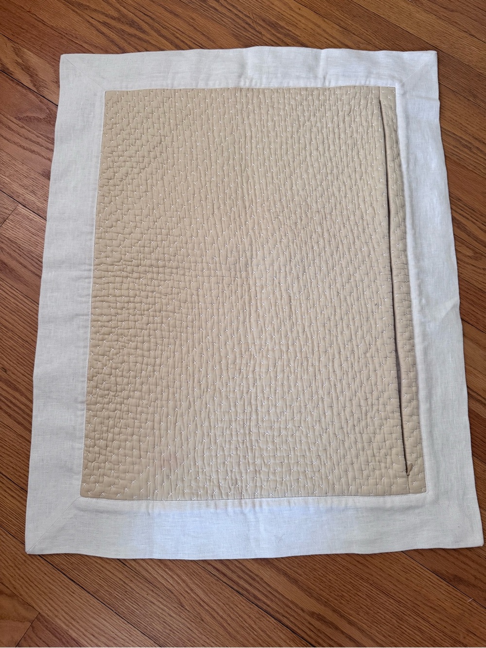 Pottery Barn cotton linen sham SET (2) - Picture 3 of 6